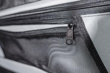 VanEquip Fensterpacktasche mit Paneel hellgrau für Mercedes V-Klasse/Vito (ab 2014), Fahrerseite L2